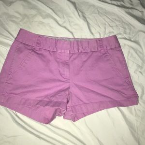 Women’s J. Crew Purple Chino Shorts
